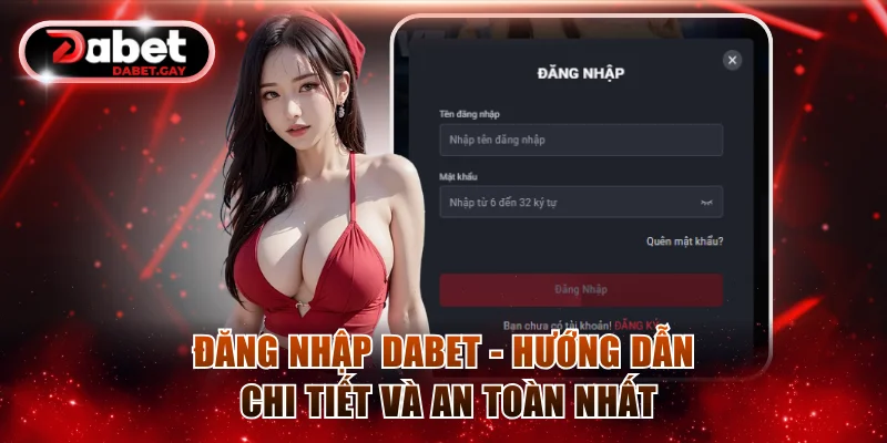 đăng nhập Dabet