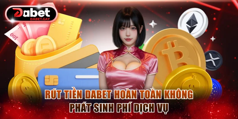 Rút tiền Dabet hoàn toàn không phát sinh phí dịch vụ