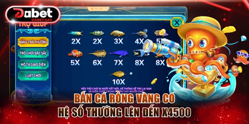 Trò chơi có hệ số thưởng lên đến x4500